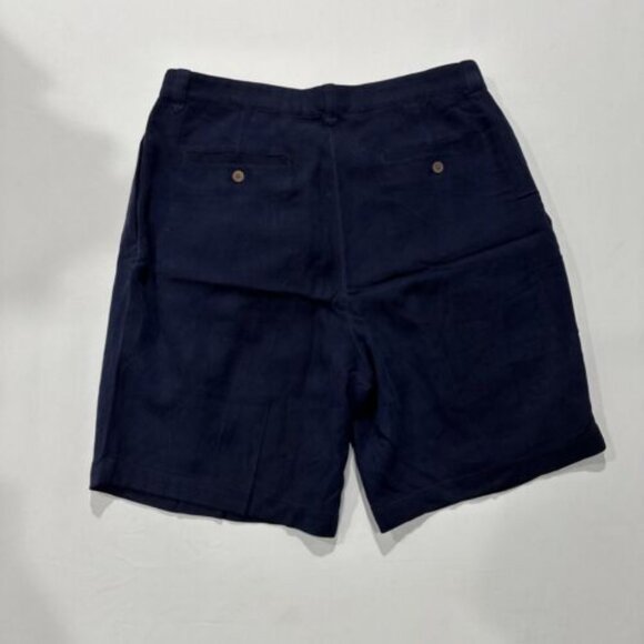 Tommy Bahama Blue 100% Silk Pleated Front Golf Dress Short Size 35 Men's - Picture 4 of 5